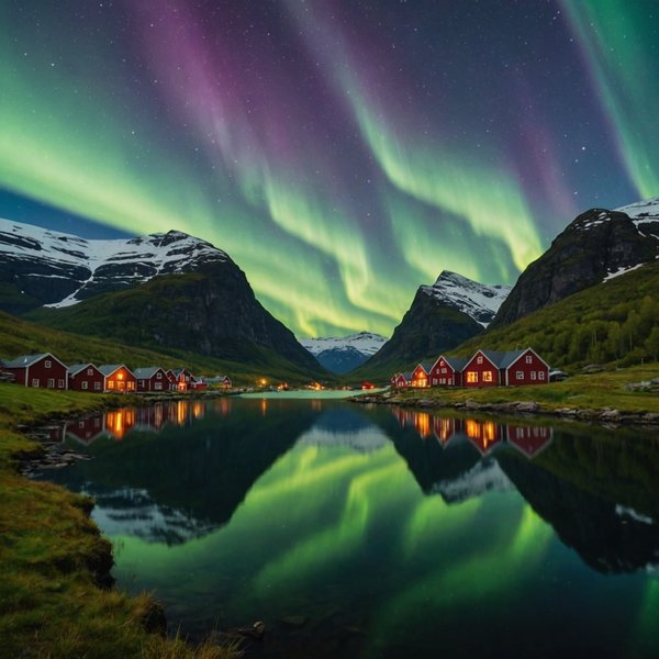 Où trouver une location de vacances en Norvège avec des excursions pour observer les aurores boréales et des cours de cuisine nordique?