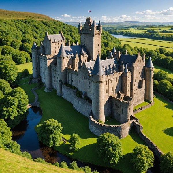 Comment choisir une croisière qui propose des visites des châteaux médiévaux en Écosse?